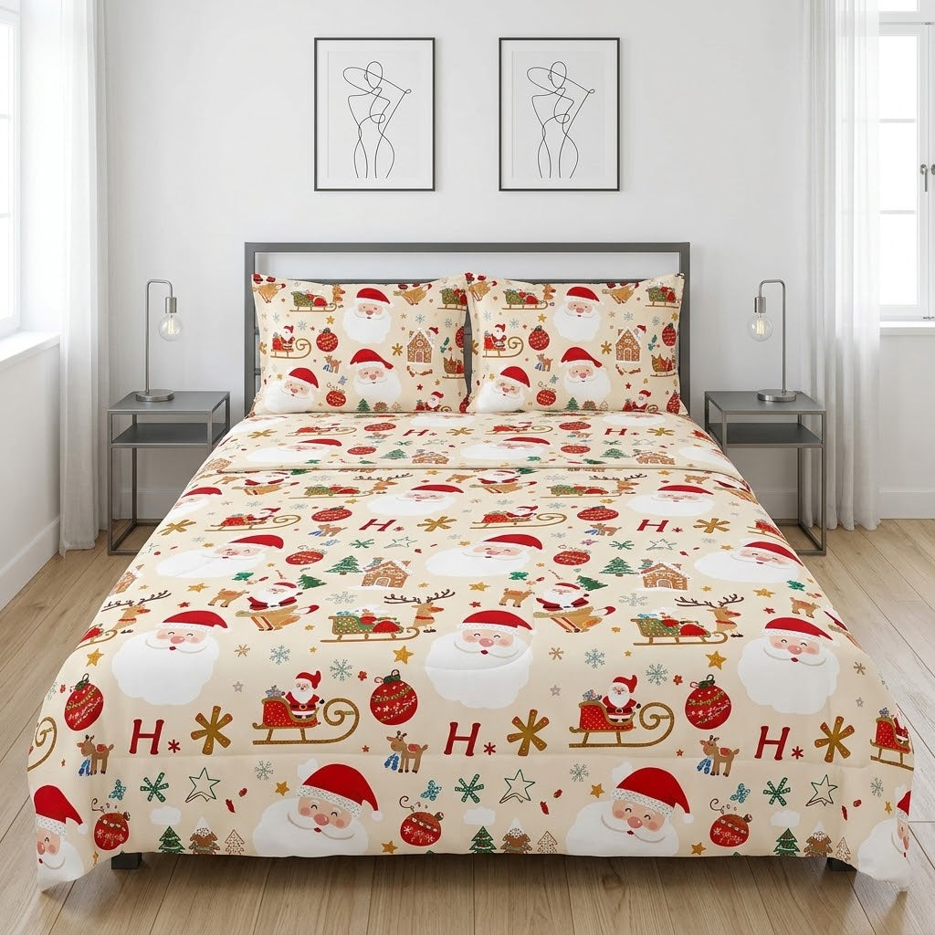 Sabanas Navideñas para cama