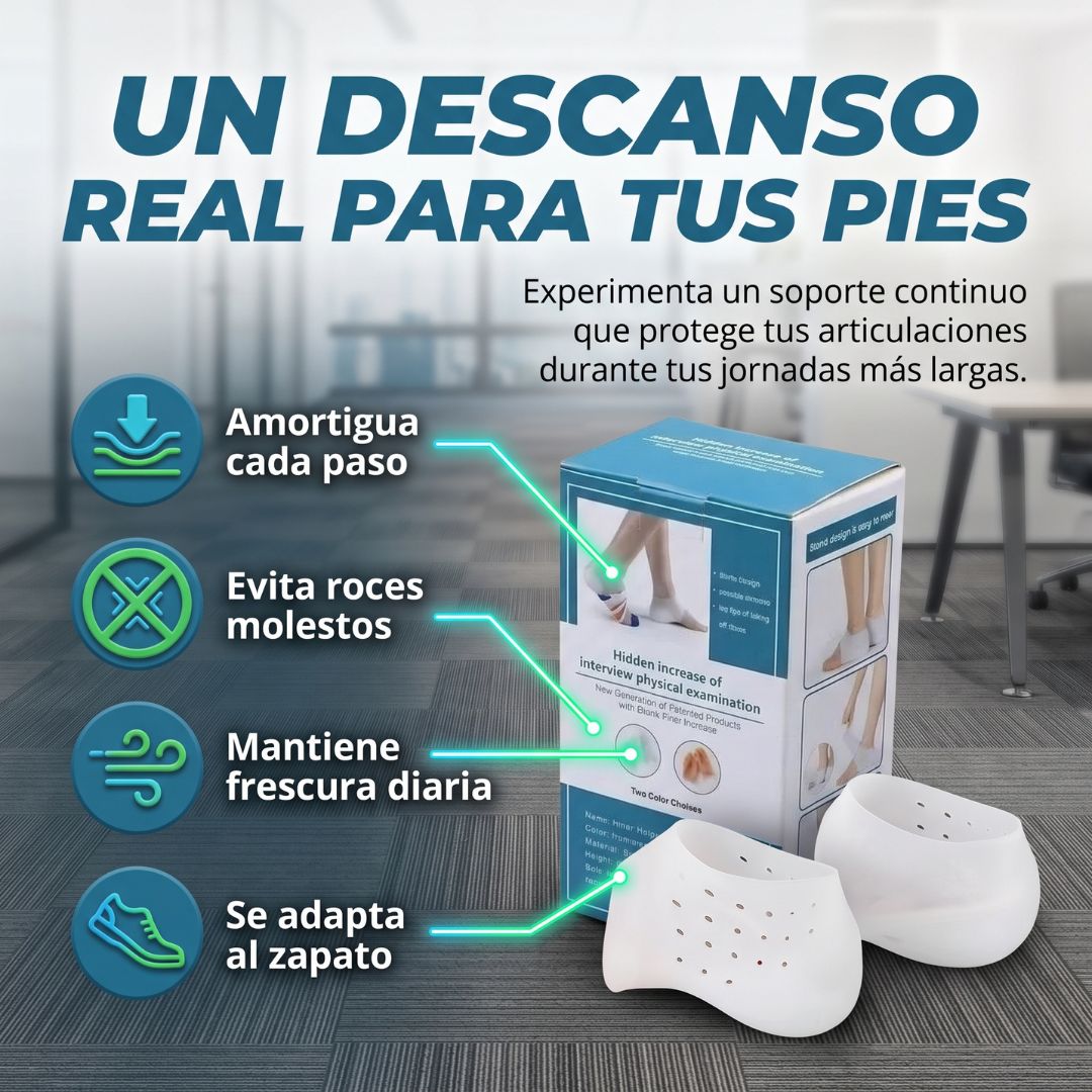 Par de Taloneras Terapéuticas Transpirables - PharmaToe