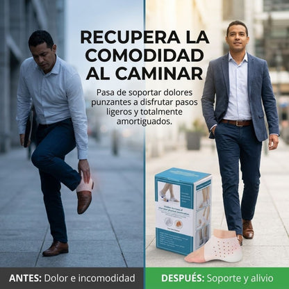Par de Taloneras Terapéuticas Transpirables - PharmaToe