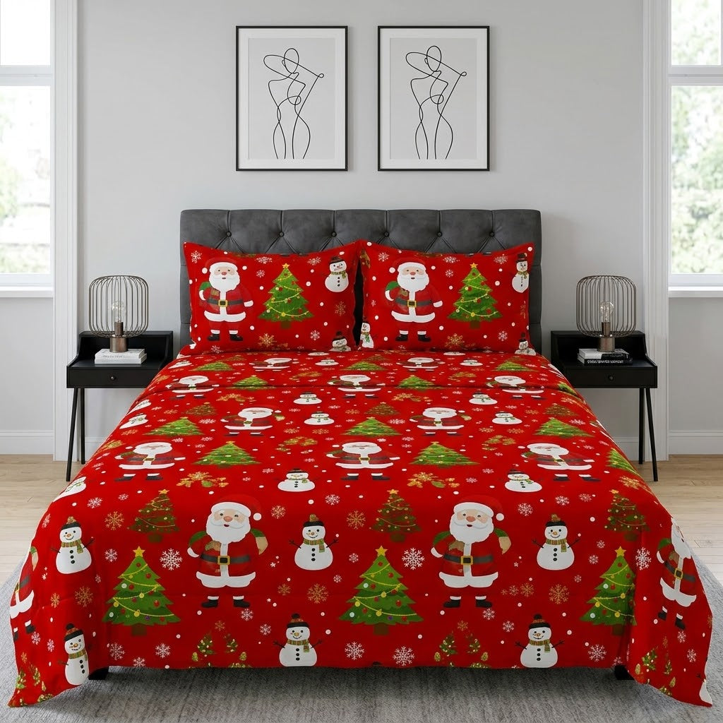 Sabanas Navideñas para cama